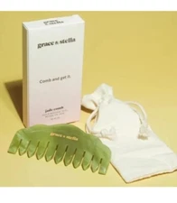 Grace & Stella Comb and Get it Jade Scalp Massager NIB