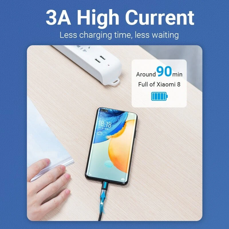 Type C to Micro USB Adapter USB-C 3.1 Male OTG A Female Data Connector Converter - Image 3 of 4
