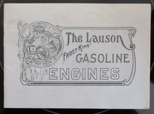 JOHN LAUSON Frost King Hit Miss Gasoline Engine Sales Catalog #13 Farm Steam VTG