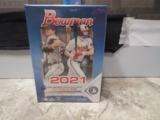 LOT OF FOUR 2021 BOWMAN BASEBALL SEALED VALUE BOXES( 6- 12 CARD PACKS) MINT
