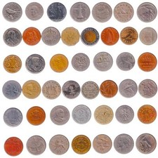 LARGE - BIG DIAMETER COINS 1 INCH 25-29mm . VALUABLE MONEY, DIFF. COUNTRIES
