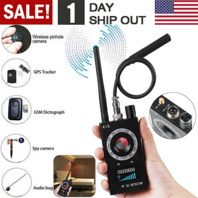 Anti-Spy RF Signal Detector Hidden Camera Bug Finder GSM Audio Tracker Scan