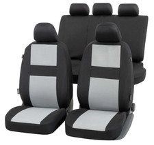 COPRISEDILI PER FORD FUSION 2002-2012 13327 NERO GRIGIO FODERE AUTO COMPATIBILI