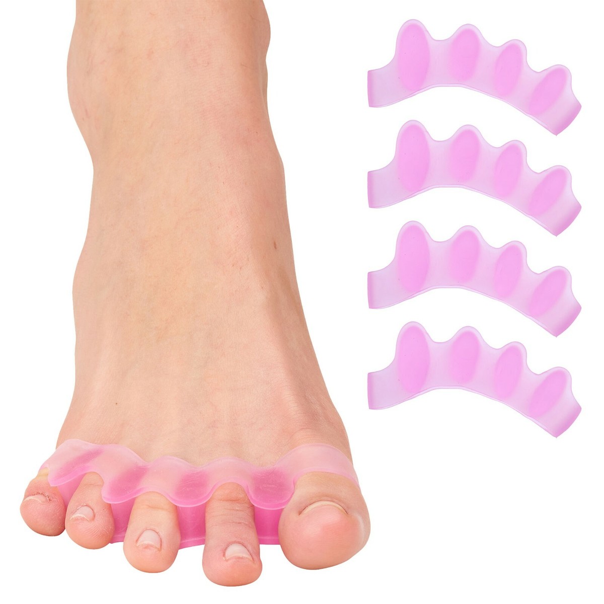 ZenToes Silicone Toe Separators Spacers Correct Hammertoe