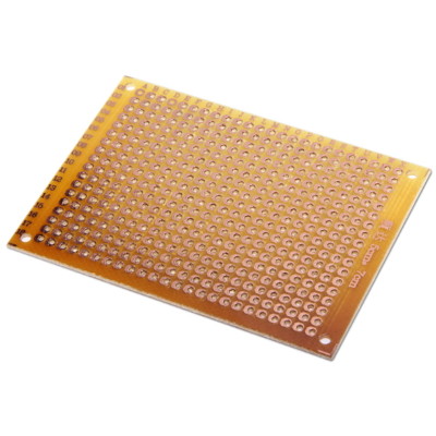 Lochrasterplatine Strip Board Platine 50x70mm PCB Einseitig Single 7x5cm Arduino