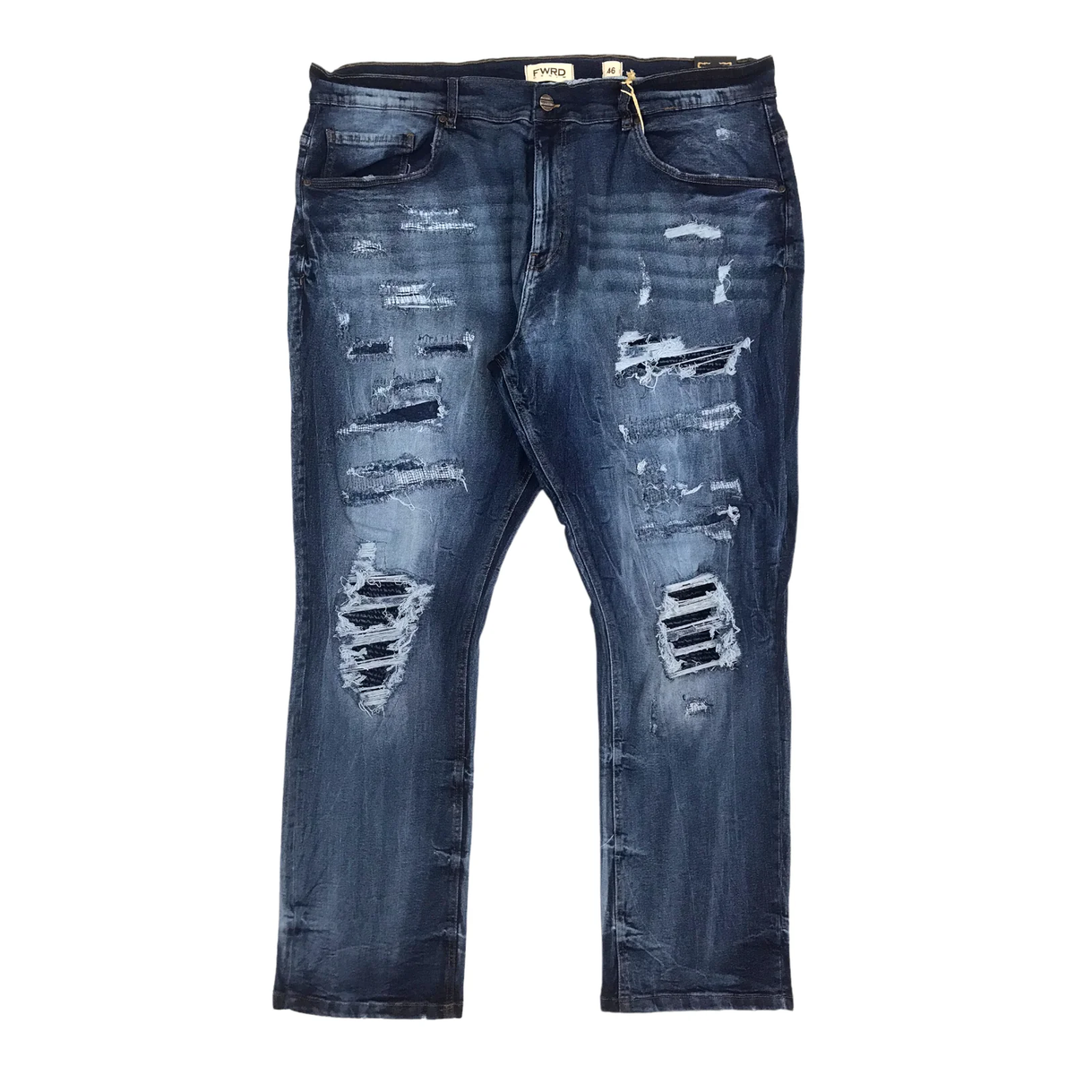 【GOOD GRIEF】DENIM LONG SK with Chain GODSPEED GS 4EVER CHAIN STITCH DENIM 'BLUE' – Hi Level
