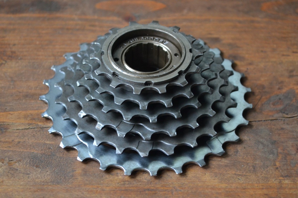 Classic Shimano Mf-hg20 Speed Hyperglide Freewheel 14 to 28