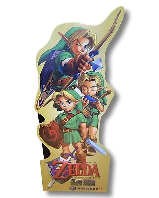 N64 The Legend of Zelda Ocarina of Time Replacement Label Decal Sticker  Nintendo Choose Glossy or Metallic Variation