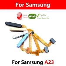 For Samsung Galaxy A23 A03S A037F Power Button Touch ID Fingerprint Sensor Cable
