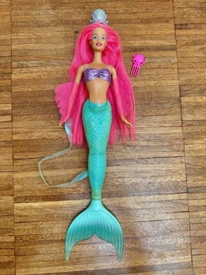 Barbie mermaid fantasy Meerjungfrau pink türkis 2002 rosa Mattel