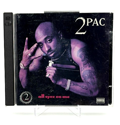 2Pac All Eyez On Me 2 CD Set 1996 Original BMG Direct Tupac Shakur Death Row