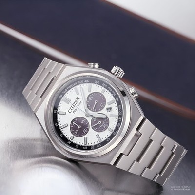 Citizen Zenshin Super Titanium Chronograph Herrenuhr CA4610-85A Silber