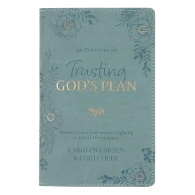 Devotional Trusting God's Plan Faux -  NEW Christian Art G 2024