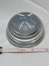 Vintage Magnifier Glass Desk PaperWeight Clear Dome Home Office Desk Accessory