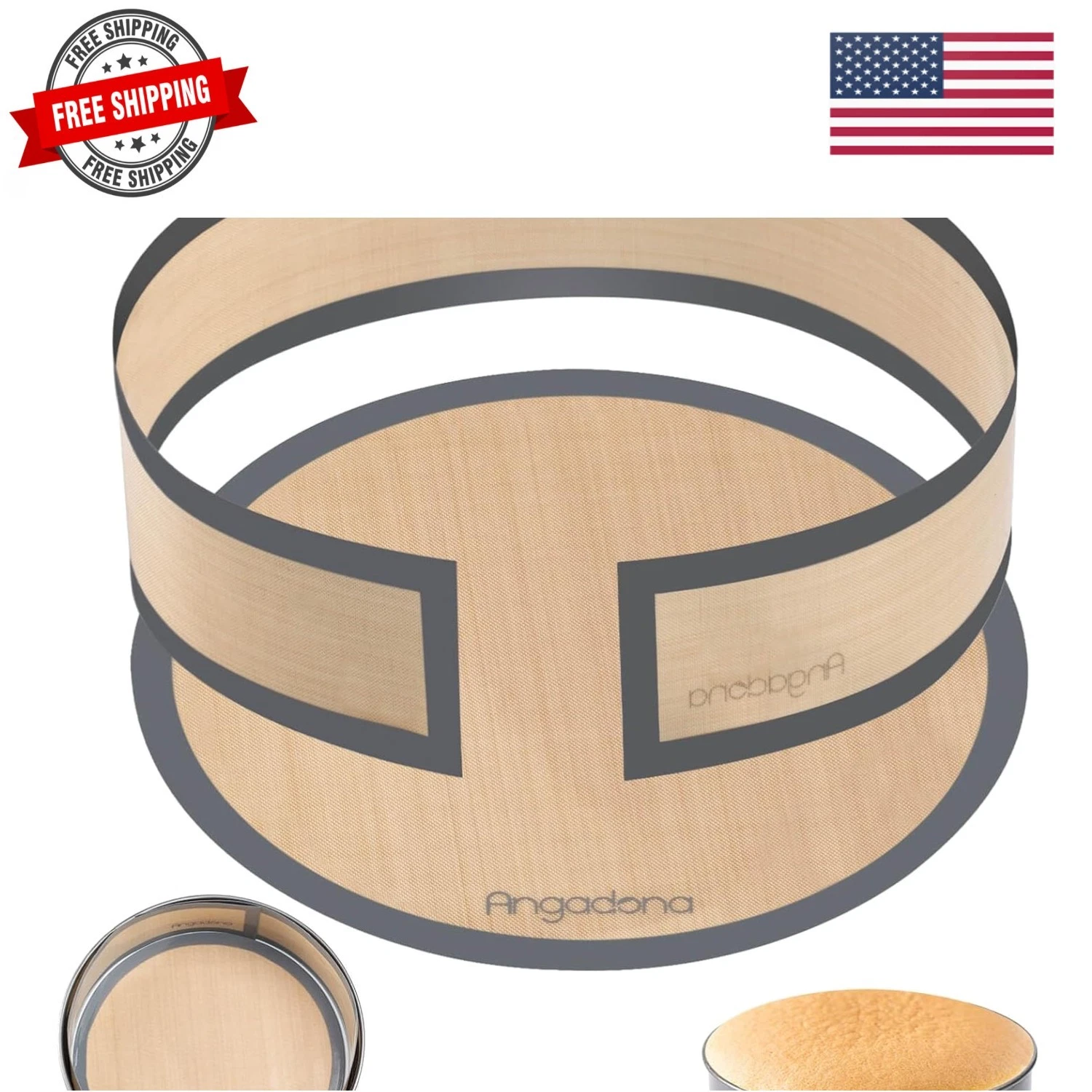 Silicone Baking Mat for Springform Pan 9 inch, Prevent cake from Sticking to ...
Opens in a new wind