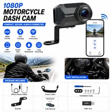 2K WiFi Motorcycle Driving Dash Camera DVR Camcorder Loop Recording Waterproof