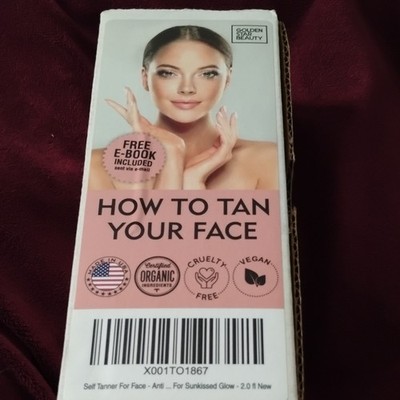 Golden Star Beauty Self Tan Serum for Face 2.0 fl oz Organic Vegan Cruelty-Free