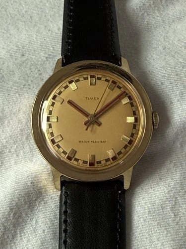 Vintage 1973 Timex Marlin Men’s Mechanical Wristwatch Serviced Please Read