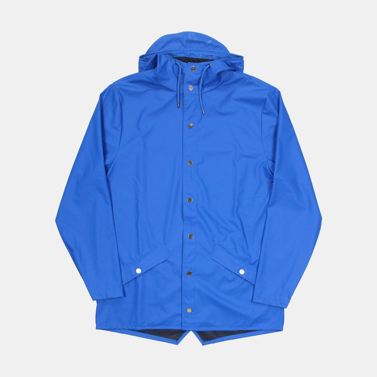 Men's Blue Polyester Rains Jacket in Size S