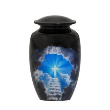 Adult Urn for Human Ashes – Stairway to Heaven Cremation Memorial, Keepsak