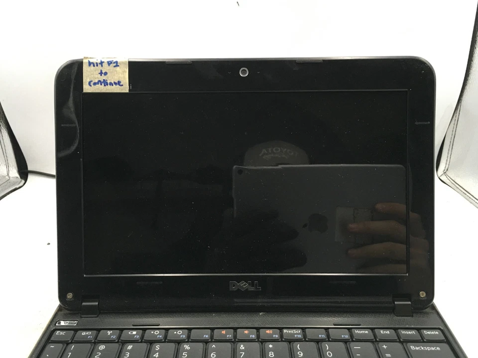 DELL INSPIRON MINI 1012 - FOR PARTS/BAD LCD - INTEL ATOM - 1GB RAM - READ - BB!! - Image 2 of 4