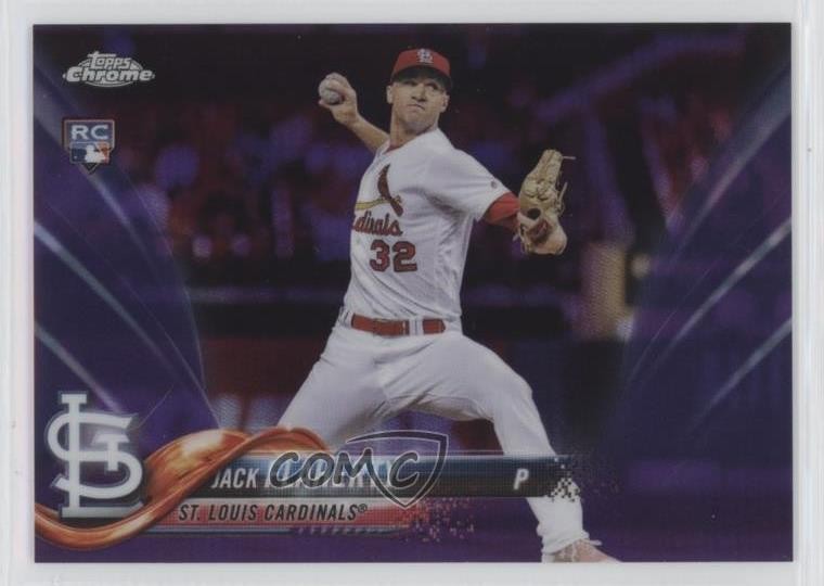 2018 Topps Chrome Purple Refractor 274/299 Jack Flaherty #4 0n8q