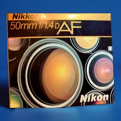Nikon Nikkor 50mm 1.4AFD. Empty Lens box. used Good Condition.