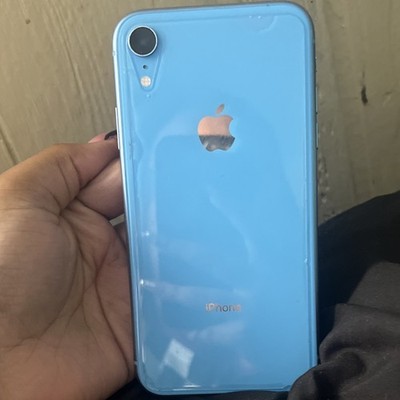 Apple iPhone XR Blue 64GB iOS 18.7.9 Smartphone Facial Recognition Used