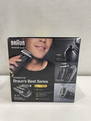 Braun Series 9 Sport + Electric Shaver With Clean And Charge