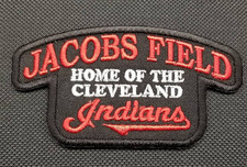 Jacobs Field Cleveland Indians Patch 2x3.75" MLB Baseball Stadium Retro Logo