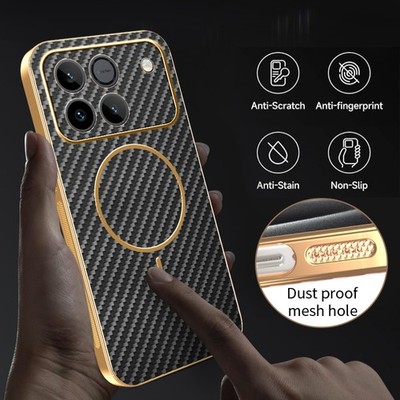 For Honor Win, Phone Case Carbon Fiber Electroplated Bumper Soft Cover