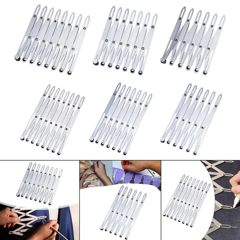 Expanding Sewing Gauge for Button Holes Home Decor DIY Curtain Accessories - Image 2 of 2