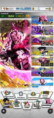 Dragon Ball Legends LR Black 14  UL Zamasu 8  UL Ui Goku 5 