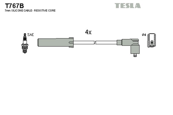 ZüNdleitungssatz Tesla T767B FüR FC0 Renault Twingo Clio Kangoo KC0 2 1 357Y LPG-image