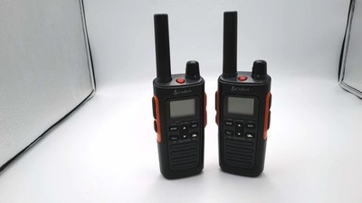 Cobra RX680 Walkie Talkies (2-Pack) Black and Orange *READ DESC* PC1722862