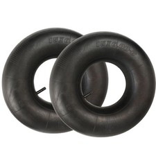 2 Pack 15x6.00-6" Inner Tubes with TR-13 Straight 15x6.00-6,TR-13, Black