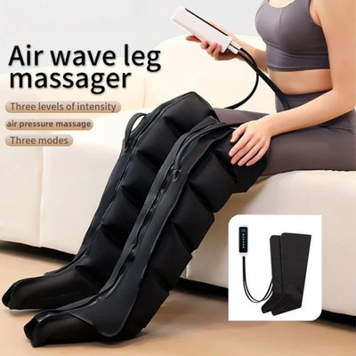 Air Compression Leg Massager Pneumatic Boot for Circulation Pain Relief & Edema