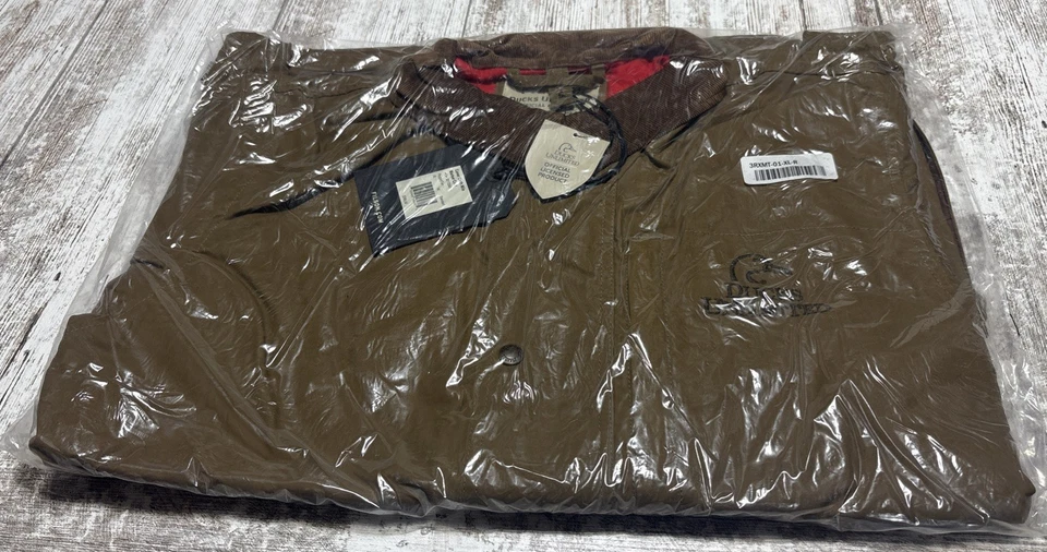 Filson Ducks Unlimited Mile Marker Coat XL Waxed Cover Cloth Jacket NWT - 1st - Image 4 of 4