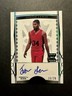 2023 Leaf Trinity Justin Lewis #BA-JL2 Rookie Auto /20 Chicago Bulls