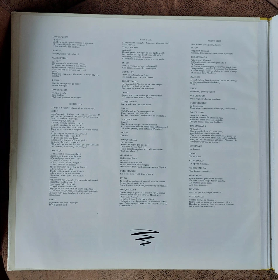 MAURICE RAVEL LP OPERA (EX) ETAT SUPERBE : L'Heure Espagnole - Photo 4/4