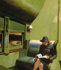 Edward Hopper : Compartment C, Car : Archival Art Print