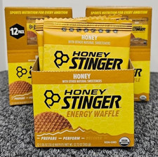 3 X Honey Stinger Energy Waffle, Salted Caramel, 12 Waffles each - 9/24/26 exp