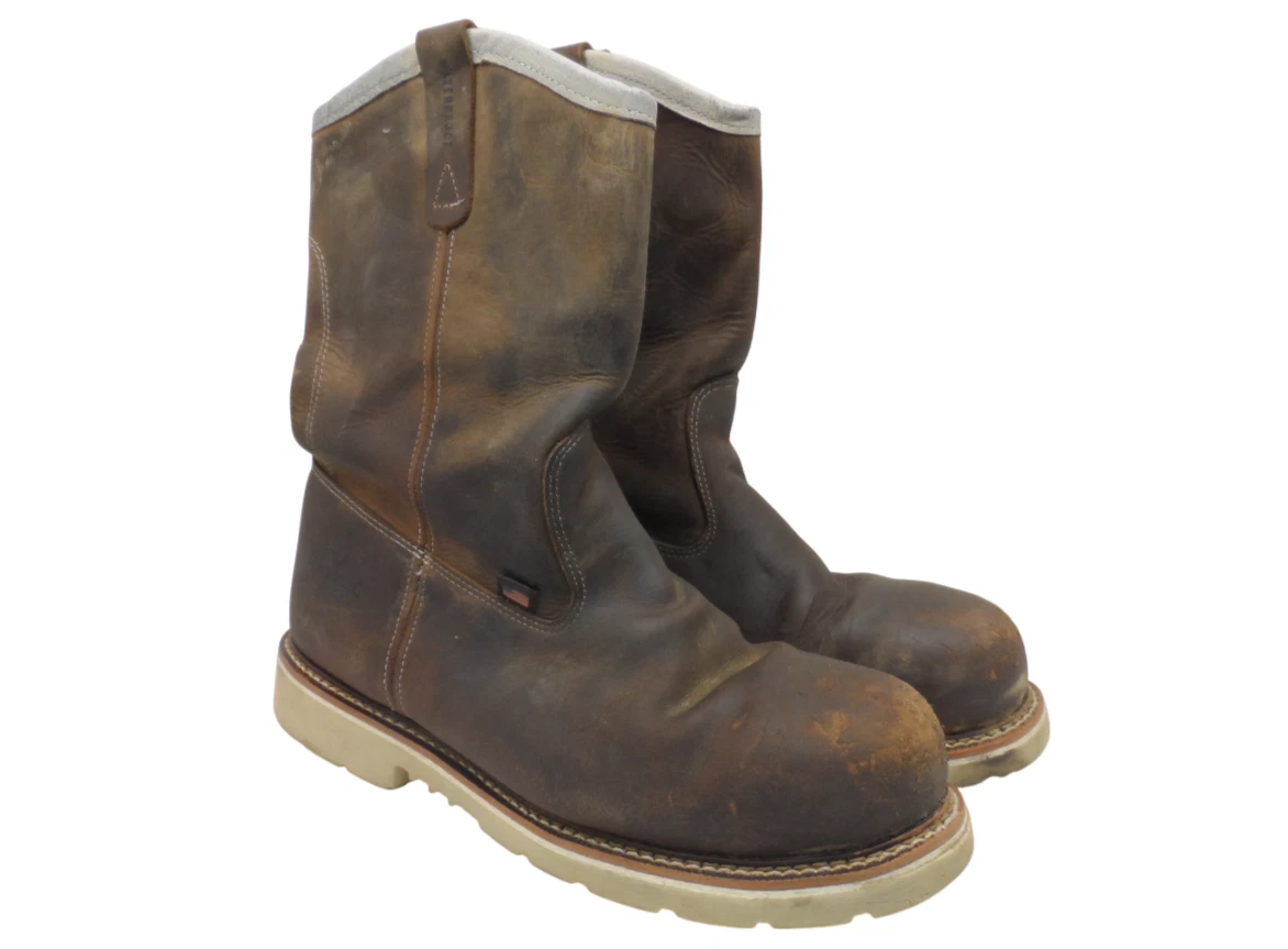 Thorogood Men\'s Brown American Heritage 8″ Steel Toe Work Boots Size 11.5E E Thorogood Men main image 3