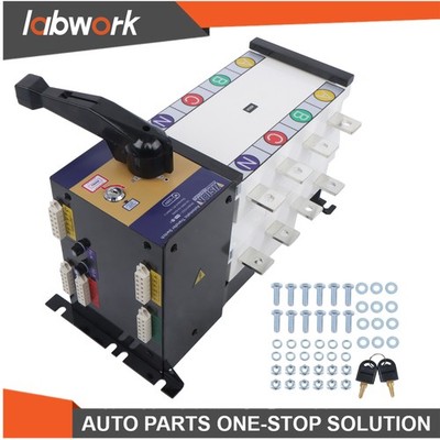 Labwork Automatic Transfer Switch ATS 400A 4Poles 110V 220V Grid to AC Generator