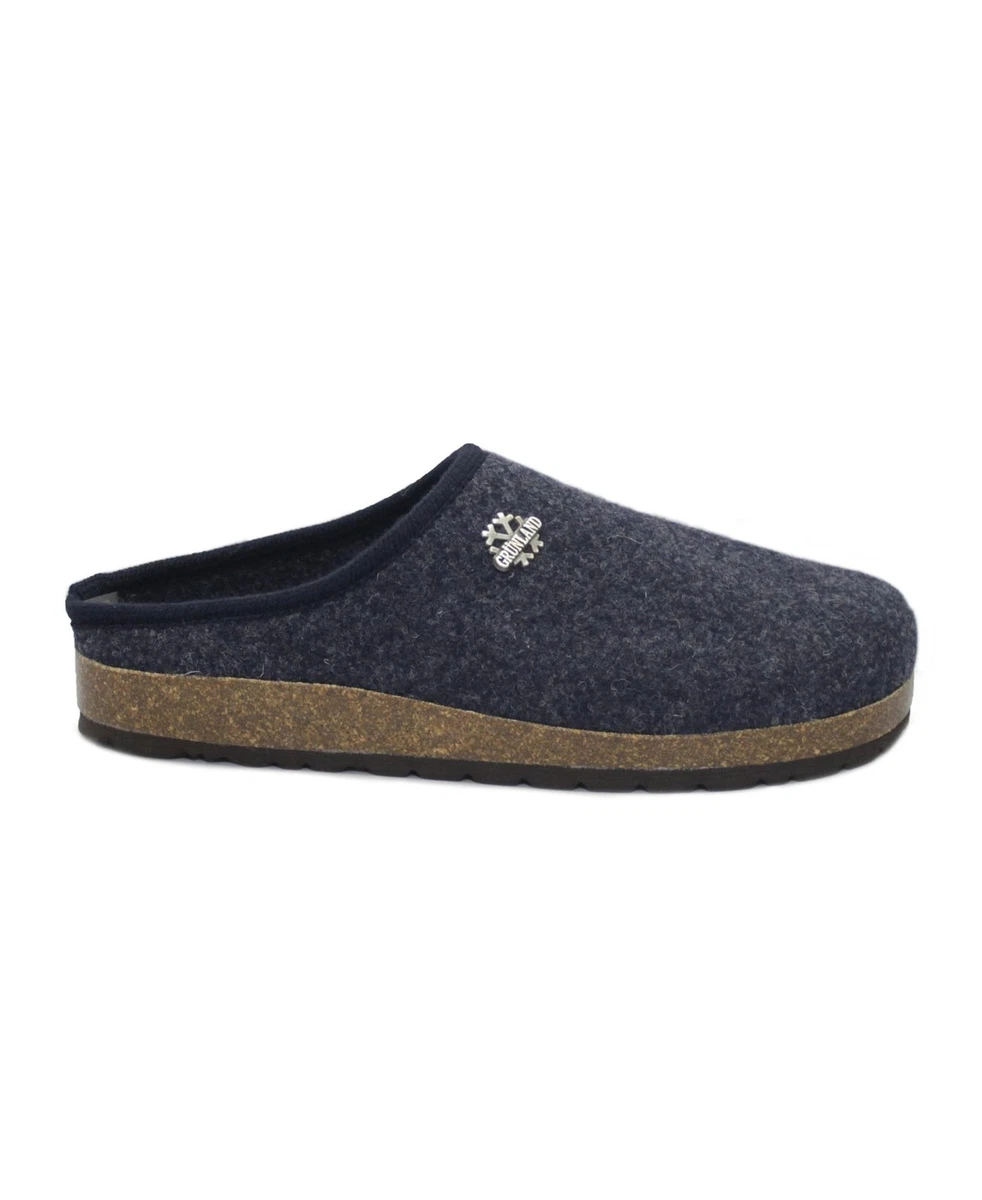 Pantofole Uomo In Feltro Vegan Con Plantare In Sughero, Calde E Morbide, Fatte In UE, Taglia 46 - 5