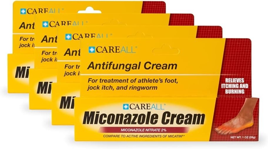 CareAll (4 Pack) 1.0 oz. Antifungal Miconazole Nitrate 2% Cream
