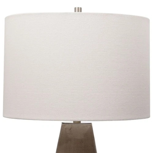 Uttermost 28394-VOLTERRA Volterra 28" Tall Vase Table Lamp - Crackled Taupe - Picture 4 of 5