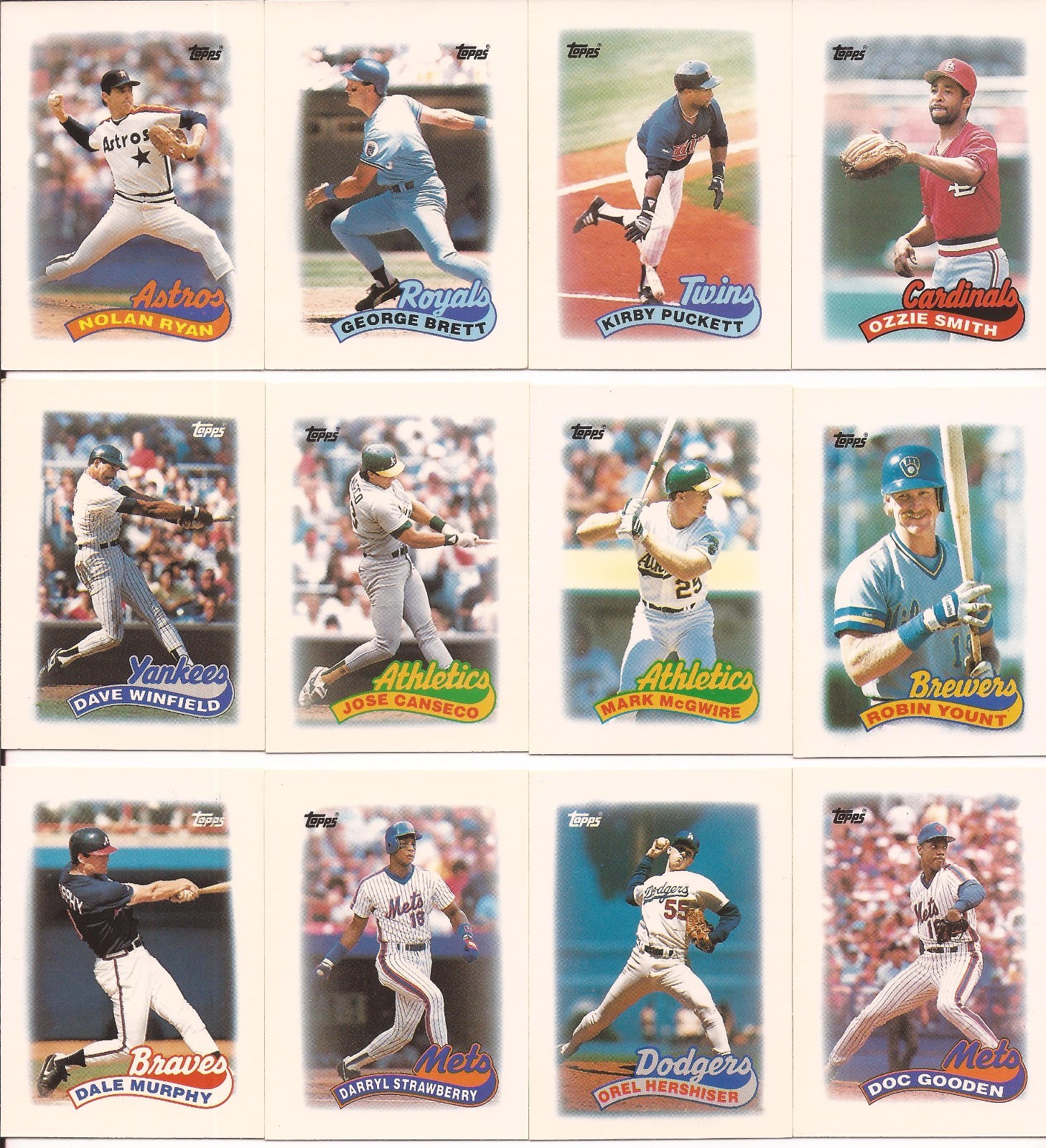 1989 TOPPS MINI LEAGUE LEADER CARDS -COMPLETE YOUR SET- FREE SHIPPING -DISCOUNTS