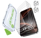 iGluz 4 Pack for iPhone 16 Pro Screen Protector with 2Pack Camera Lens Protector