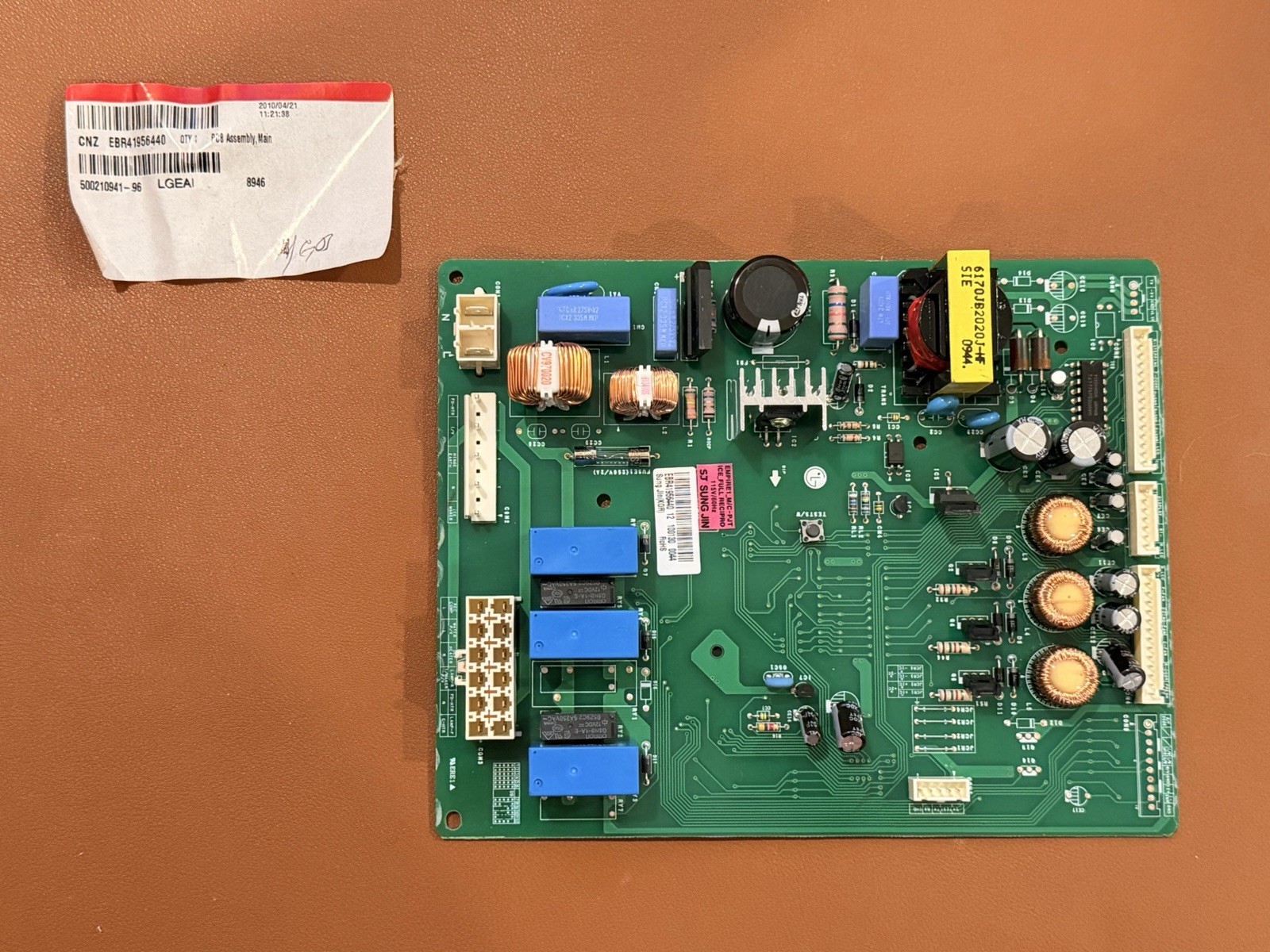 EBR41956440 LF REFRIGERATOR MAIN PCB ASSY